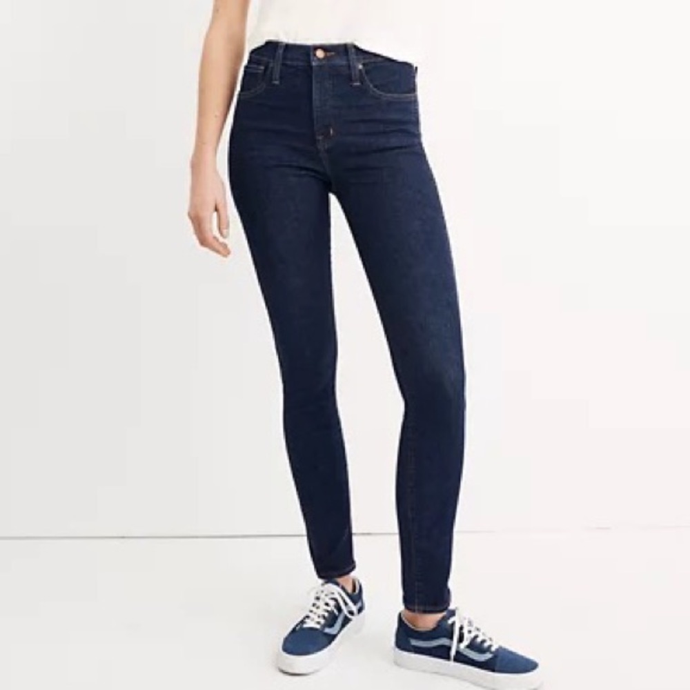 Madewell 10" High-Rise Skinny Jeans in Lucille Wash Women's Size 37 Stretch NWT